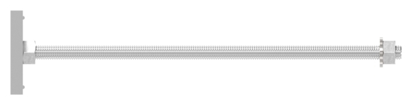 Montage-Platte fuer Montage-System FLEX-MOUNT PRO- fuer Daemmblock 260mm- L=314mm-88-11VDE-FLEX-MP.260