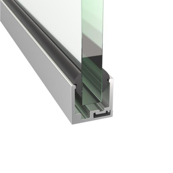 Verglasungsprofil Aluminium 35 x 35 mm fuer Glas 8-10 mm eloxiert L=3000 mm-89-11GSALZP3535NEU-A.4
