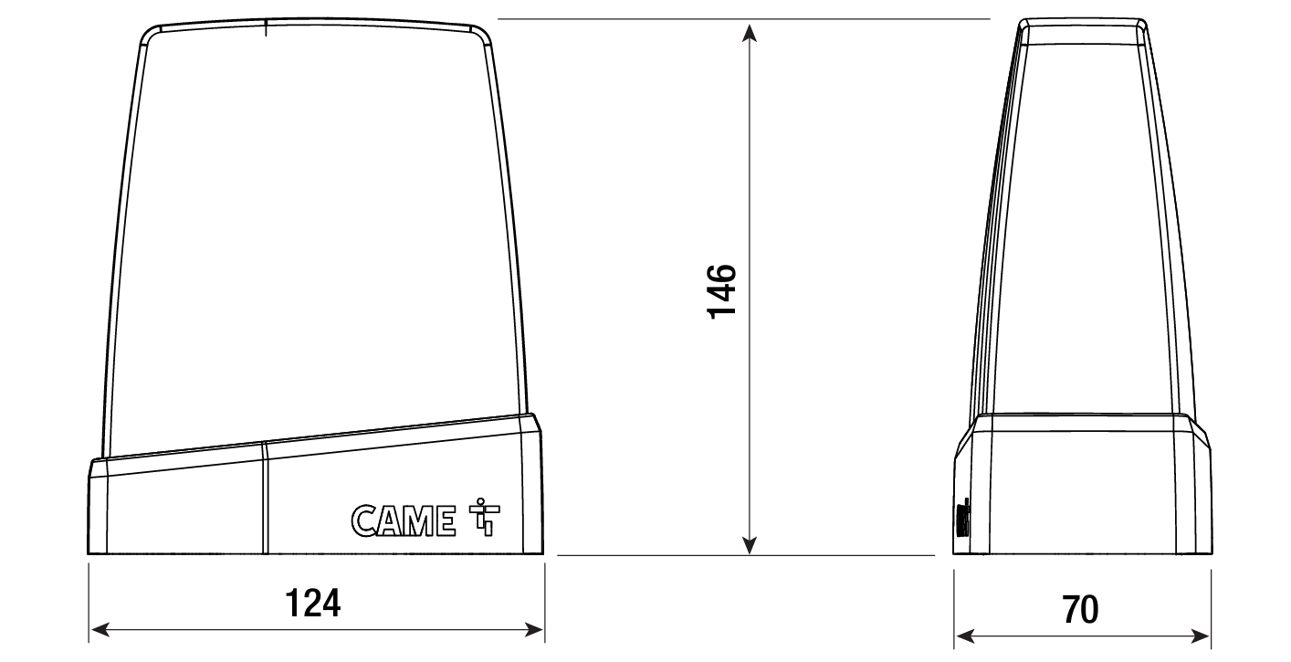 LED Warnleuchte RGB fuer CXN-Bus Polycarbonat 135 x 84 mm-89-11KRX1B1RW-A.4