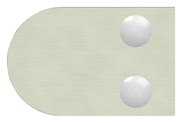 Glasklemme 63x45x30 mm AbZ fuer Anschluss Ø 42-4 mm Edelstahleffekt-10-2342ABZ.2