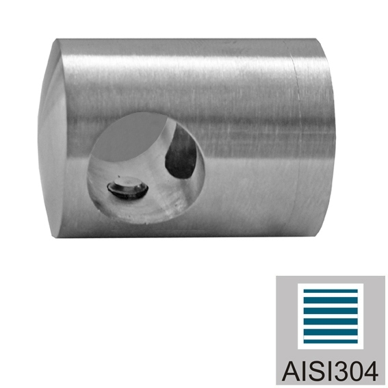Fuellstabhalter Edelstahl AISI 304 d12 fuer flachen Pfosten rechts-89-11A0833000-A.4