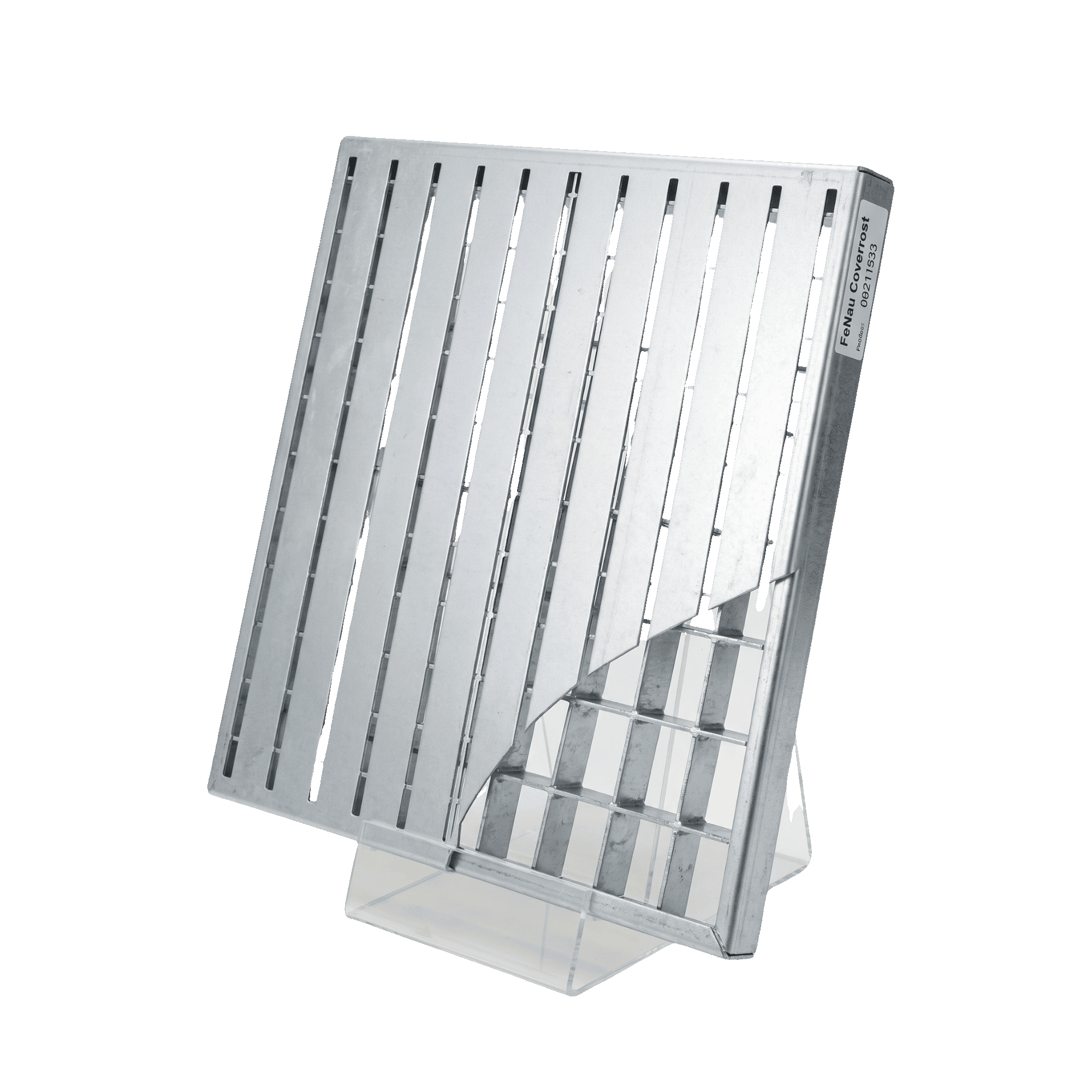 SEPGRATE Hausumrandung 1000x250 mm- verzinkt – Barfusscover Sockelabdeckung- Tragstab 25-2 mm-22-SEPGRATE-10025252.BARF