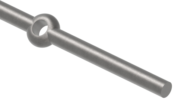 Lochleiste mit Rundloch Material- Ø 18 mm Laenge- 2000 mm Stahl -Roh- S235JR-30-1607.8