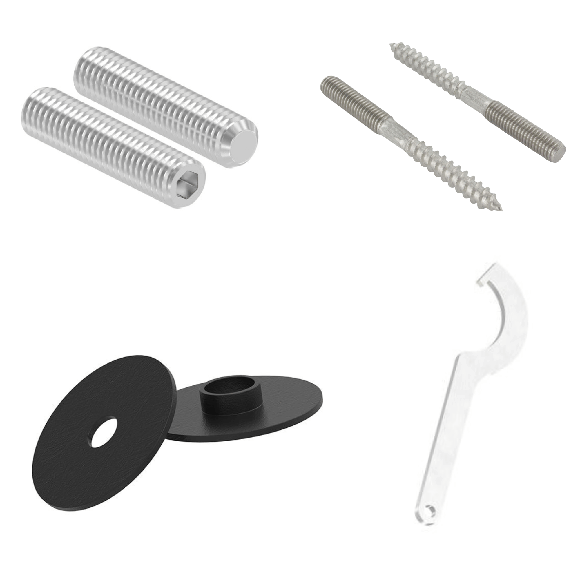 Glass point holders: accessories and spare parts