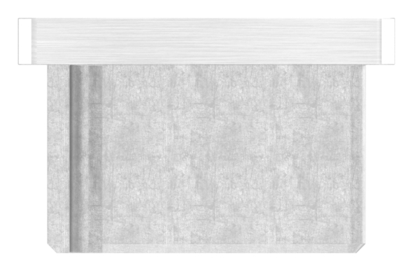 Einsteckkappe V2A fuer Rechteckrohr 60x40x3-0 mm-88-11100036040-3.V2A