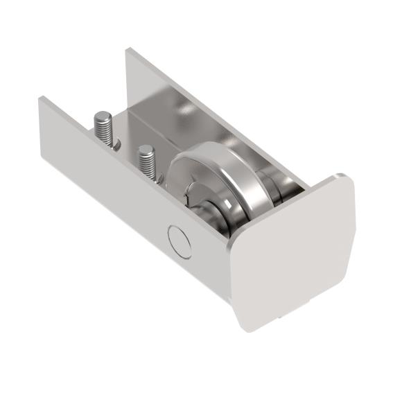 Bodenfhrung-Set Stahl verzinkt fr Profil 70x60 mm ECO-89-11SV70X60ECO-A.4