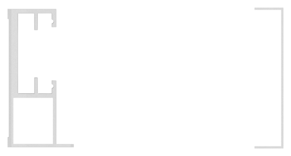 FLEX-MOUNT PRO Profil-Set fuer eleganza canopy Vordach-88-11VDE-FLEX.3000