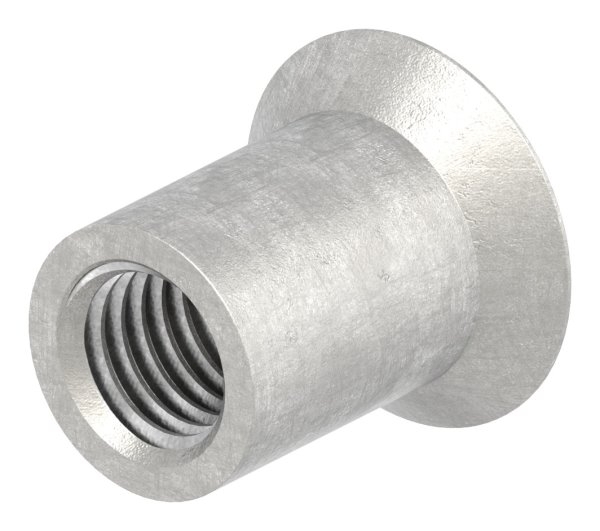 Huelsenmutter mit Senkkopf und ISK- M10x20- V2A-88-1158382-240.10
