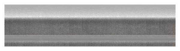 Handlauf 40x18 mm mit Nut 6000mm Stahl S235JR Profilrohr-30-1390-6.8