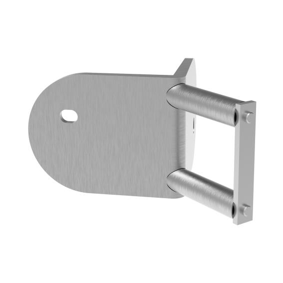 Eckrohrhalter Edelstahl AISI 316 fuer Rohr 42-4 mm 90° seitlich geschliffen-89-11A14024OUTB-A.4