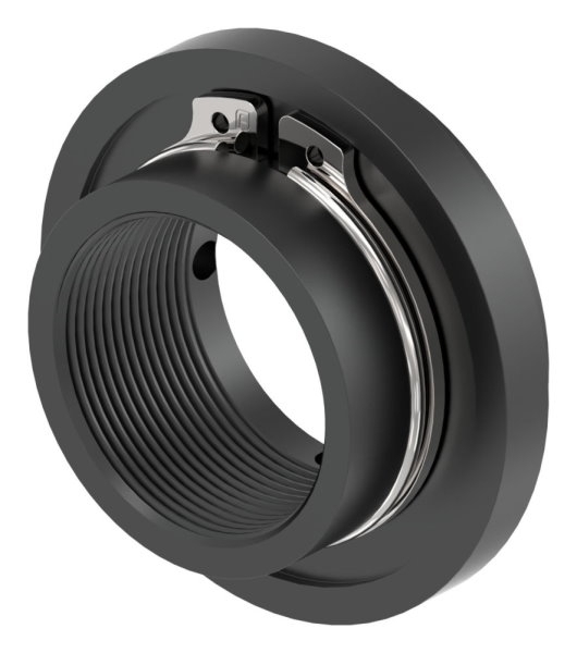 Montageplatte Stahl rund Ø 65 mm zum Anschweissen fuer Torbaender-88-11181-0510-01.W