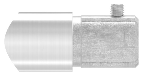 Rohrverbinder 90° V2A fuer Ø 33-7 mm Rohr auf Ø 42-4 mm mit Klemmschraube-11-3386.4