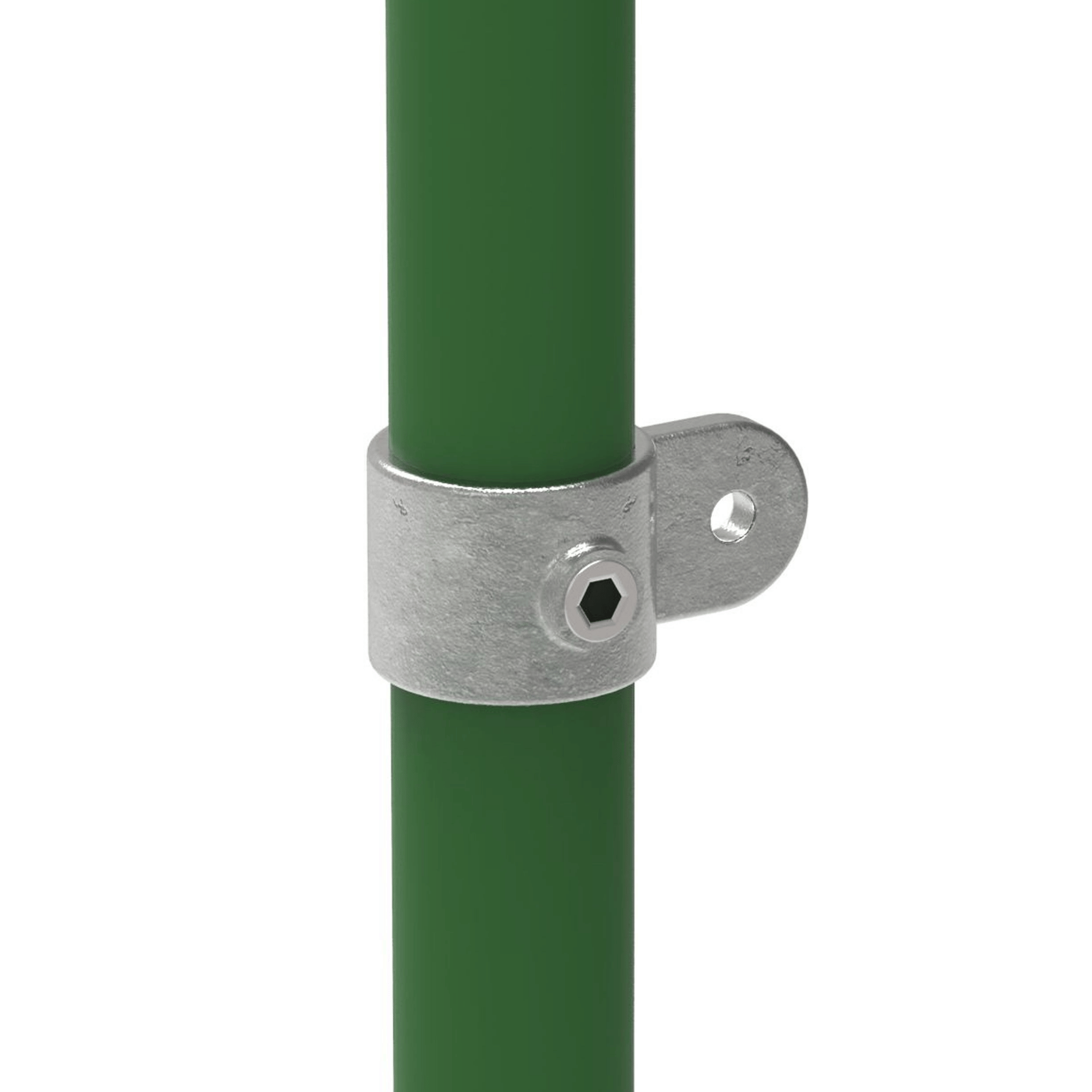 Rohrverbinder Gelenkauge einfach Ø 60-3 mm -2- - Temperguss verzinkt - 173ME60-173ME60