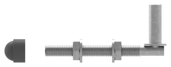 Einhaengeband Torband zum Durchschrauben fuer Ø 13mm- Laenge 120mm-88-11961-13.120