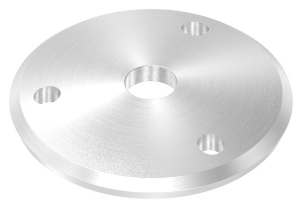 Ankerplatte Ø 68 x 5 mm gewoelbt mit Zentrierbohrung- Ø 12-5 mm V2A-11-2200.4