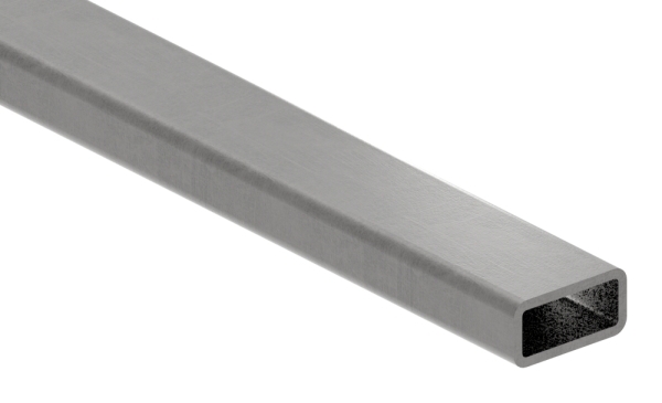 Rechteckrohr - Masse- 40x20x3 mm - Laenge- 6000 mm - Stahl S235JR- roh-30-2134.8