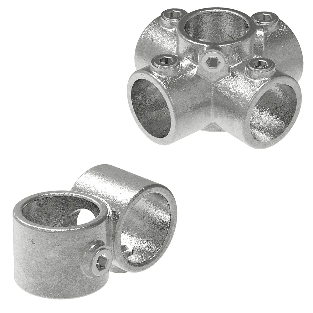 Malleable cast iron pipe fittings | Cross pieces