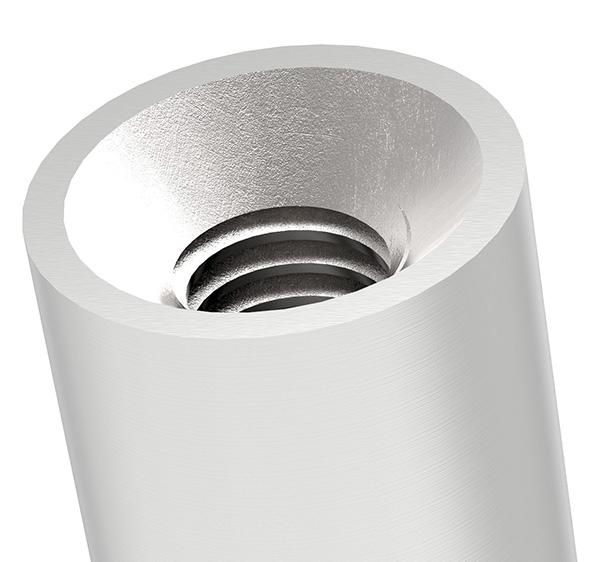 Edelstahl Traegerstift Ø 14 x 75 mm - mit Aussen- - Innengewinde -V2A-11-2175.4