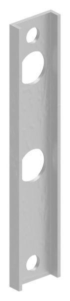 Adapter fuer Gittertorschloesser GTS2- fuer Rundrohre Ø 33 - 60mm- blank-88-1156705-ALU.BL