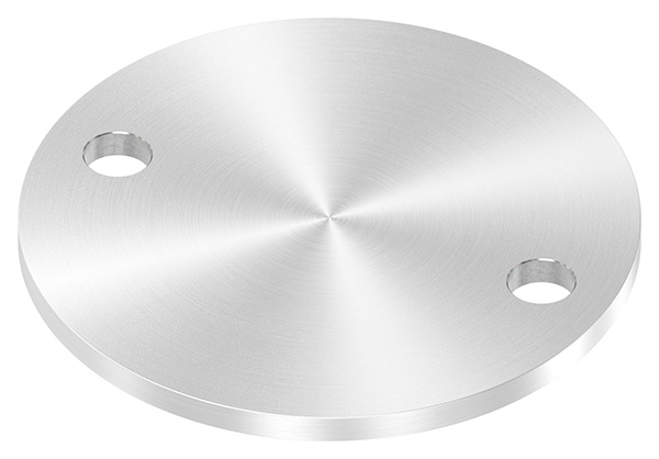 Ankerplatte Ø 120 x 6 mm mit 2 Bohrungen á Ø 13 mm V2A-11-2262R.4