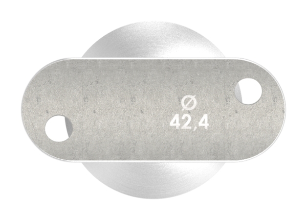 Handlaufstuetze aus einem Stueck mit Halteplatte V2A-11-3864-A.4