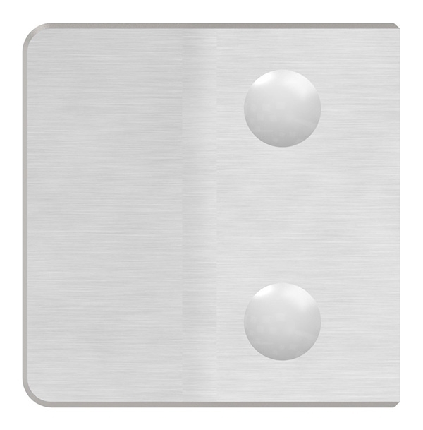 Glasklemme 55x65x37-5 mm AbZ fuer Anschluss Ø 48-3 mm V2A-10-3248ABZ.4