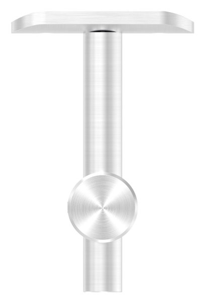 Handlaufhalter hoehenverstellbar und Halteplatte fuer flachen Anschluss V2A-11-2052.4