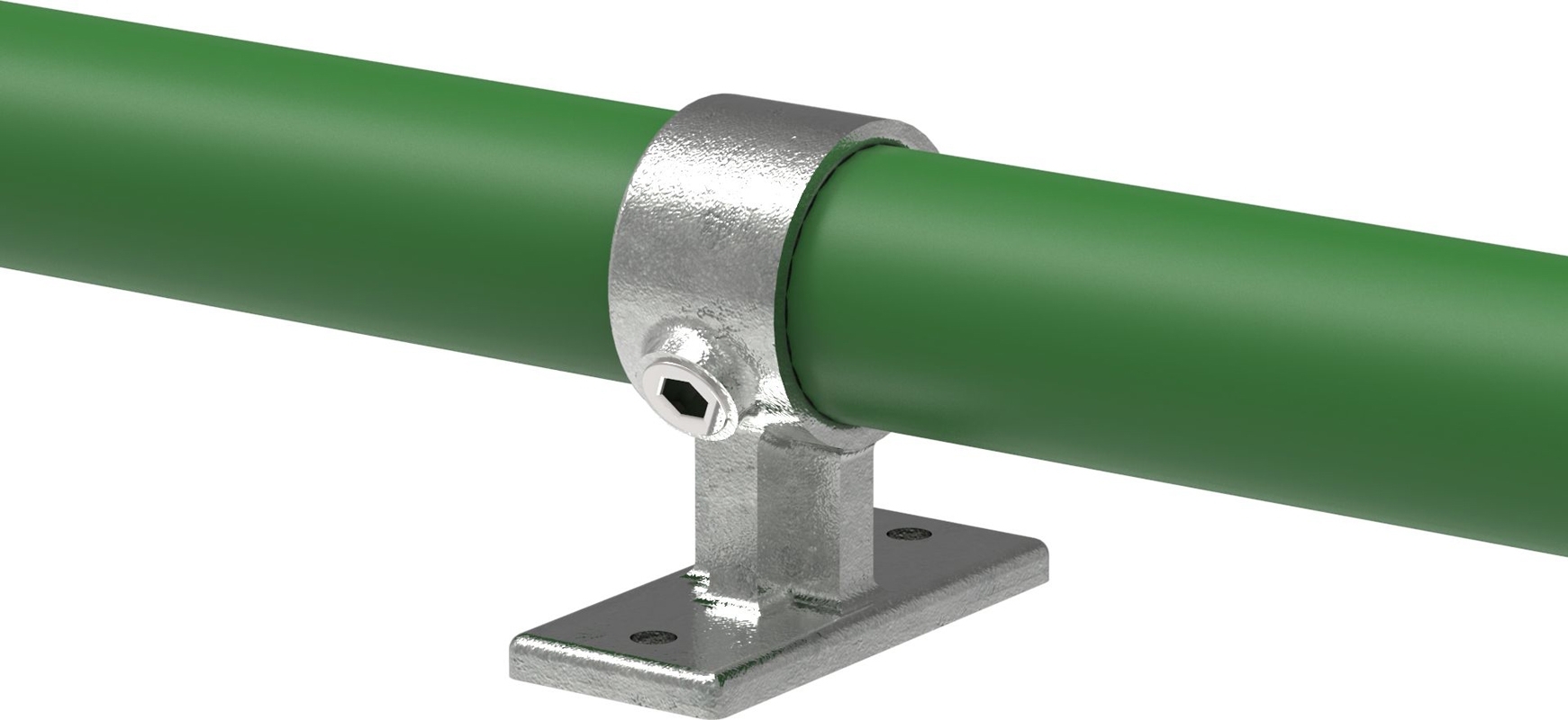 Rohrverbinder - Handlaufhalterung - 143A27 - 26-9 mm - 3-4- - Feuerverzinkt u. Elektrogalvanisiert-143A27