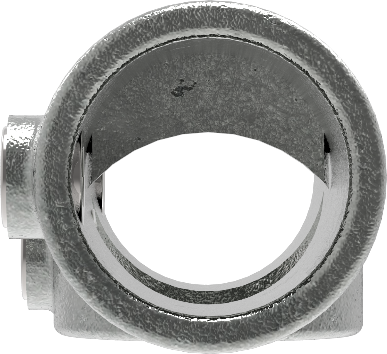 Rohrverbinder - T-Stueck 30-45° - 127C42 - 42-4 mm - 1 1-4- - Feuerverzinkt u. Elektrogalvanisiert-127C42