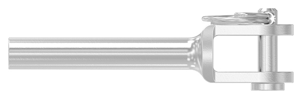 Gabelterminal Edelstahl V4A M4 rechts-88.11100050004