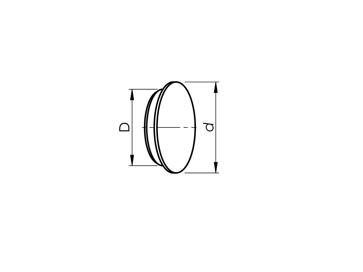 Endkappe PVC fuer Ø 30 mm Bohrung- Flansch Ø 35 mm- fuer Aluminiumprofile-89-11A240005009-A.4