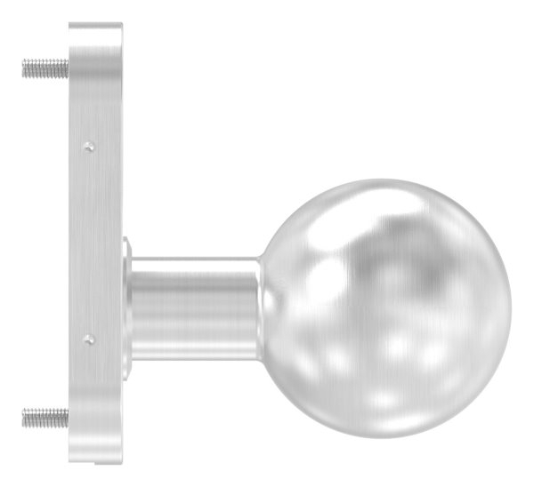 Tuerdruecker gerade mit Kugel Ø 50 mm feststehend V2A-11-3521.4