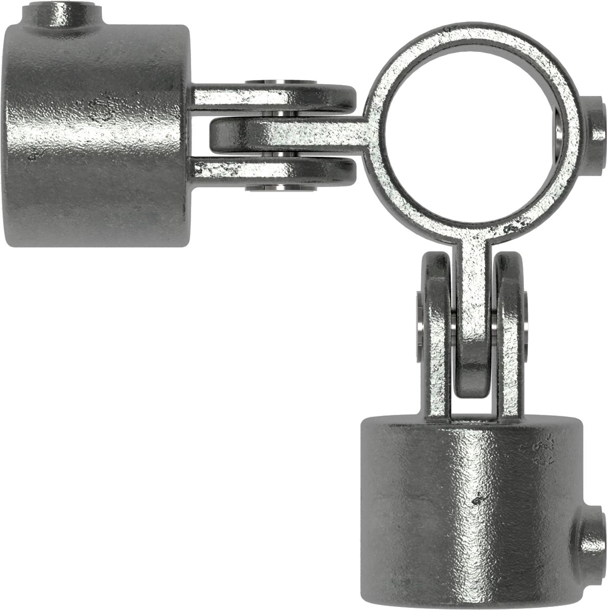 Rohrverbinder - Gelenkstueck doppelt 90° - 168D48 - 48-3 mm - 1 1-2- - Feuerverzinkt u. Elektrogalvanisiert-168D48