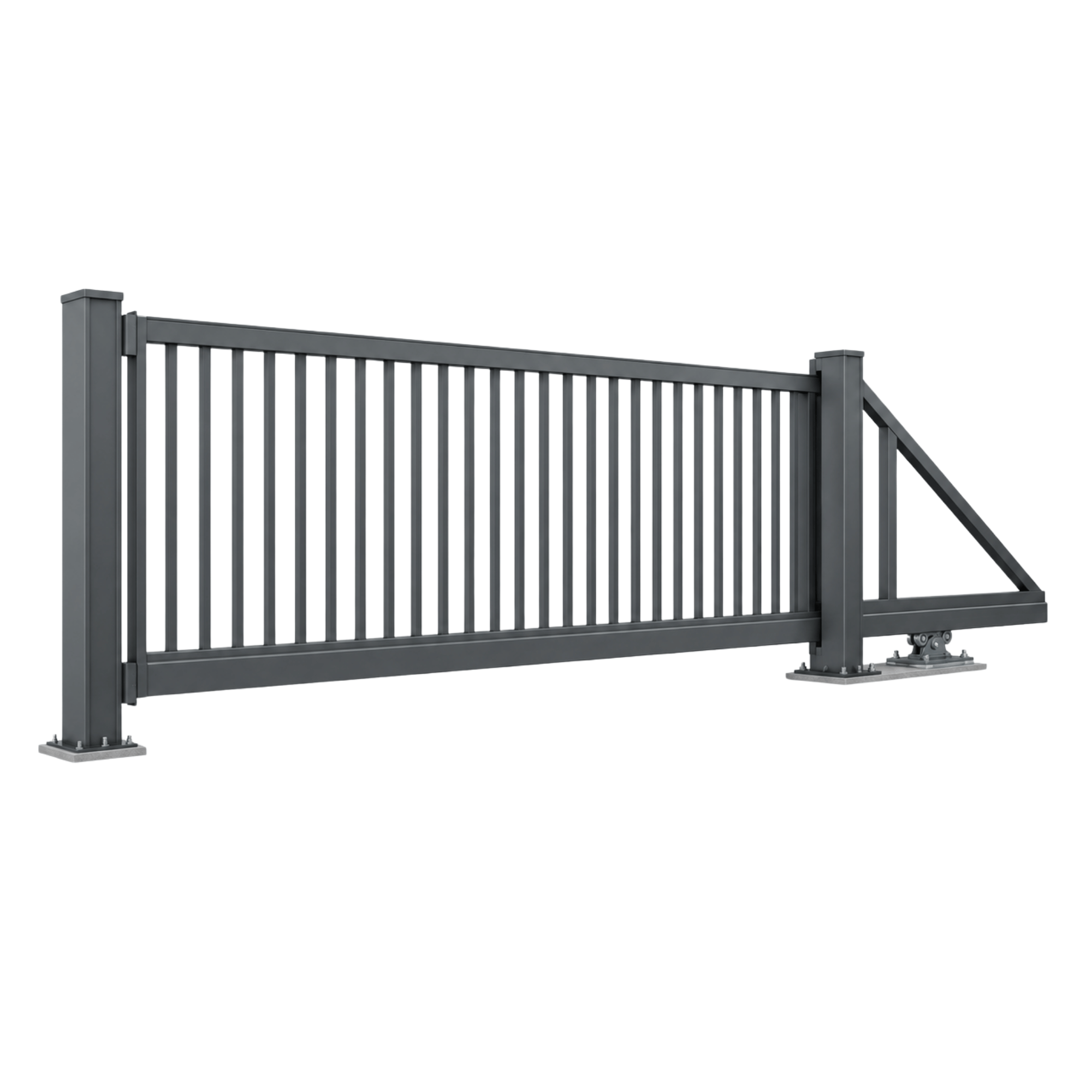 Freitragende Schiebetore (Kragarm)