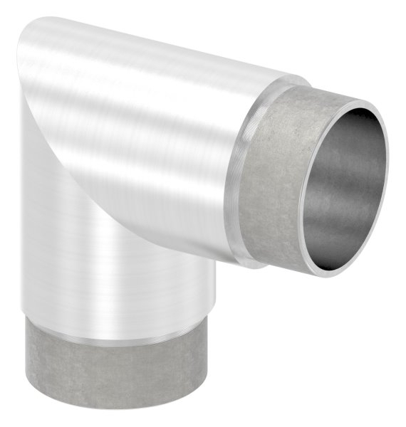 Eckbogen 90°- fuer Rundrohr Ø 48-3x2-0 mm V2A-11-3612.4