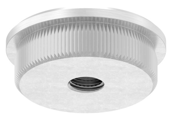 Rohrstopfen flach mit M8 fuer Ø 33-7x2-0 mm V2A-11-5120-A.4