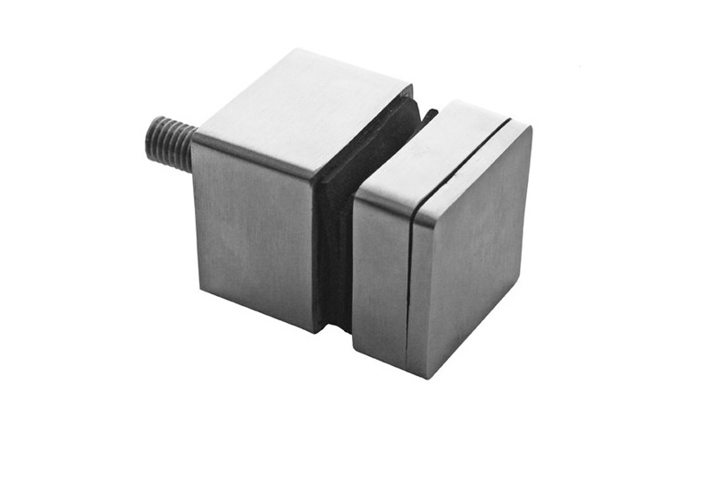 Glaspunkthalter 40x40 mm- V2A- Anschluss- Flach-10-5039-A.4