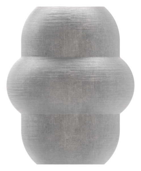 Zierhuelse - Masse- 57x70 mm - Lochung- Ø 25-5 mm - Stahl S235JR- roh-30-3633.8