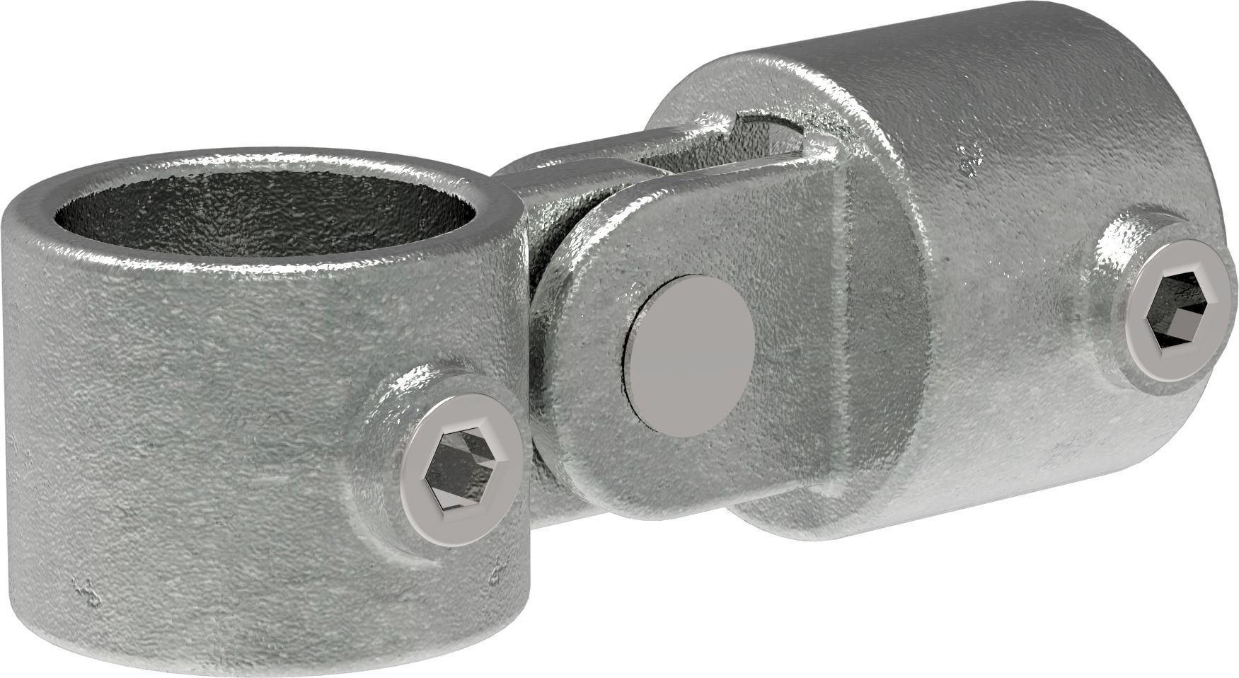 Rohrverbinder Gelenkstueck einfach Ø 26-9 mm -3-4- - Temperguss verzinkt - 173A27-173A27