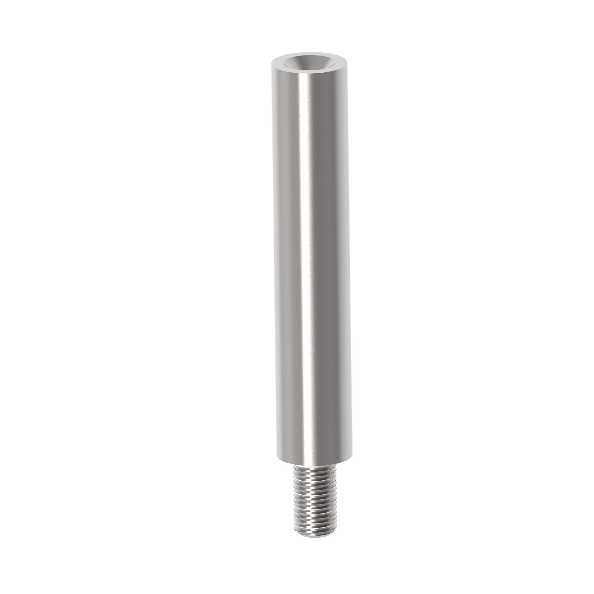 Handlaufhalter Ring Edelstahl AISI 316 D14 H68 M8-6 Schliff-89-11A140811068S2-A.4