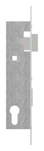 Rohrprofilschloss - Dornmass- 30 mm - Stahl -verzinkt- S235JR-11-3922.7