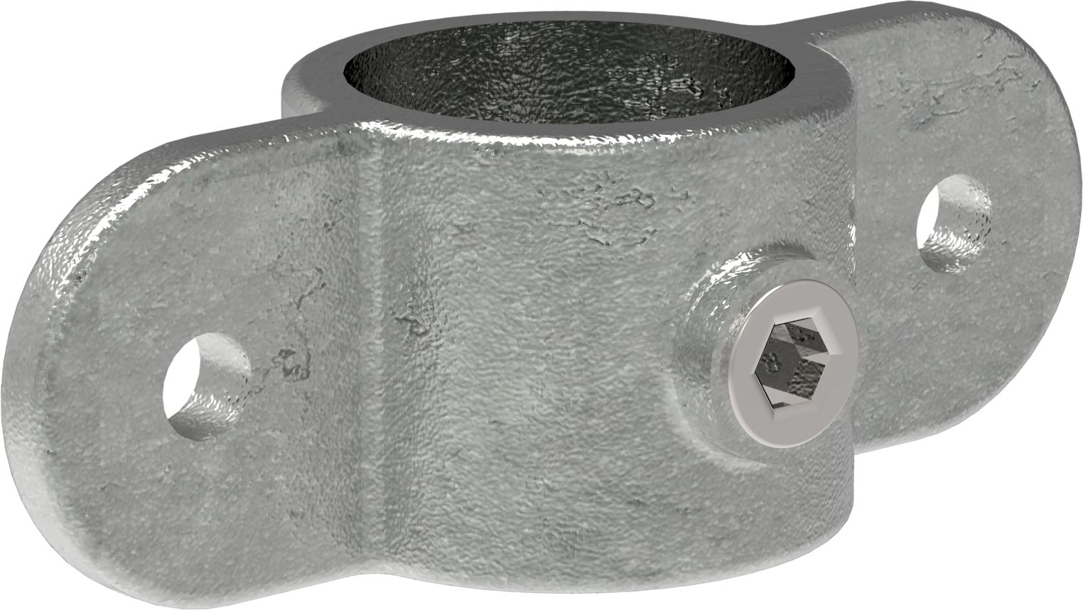 Rohrverbinder - Gelenkauge doppelt - 167MB34 - 33-7 mm - 1- - Feuerverzinkt u. Elektrogalvanisiert-167MB34