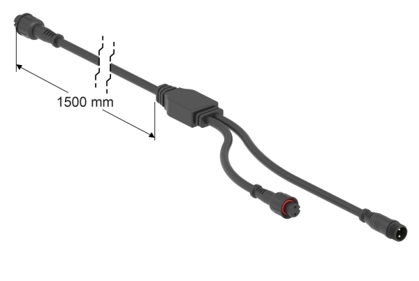 LED Y-Kabel Kunststoff 1500 mm fuer LED Module-88-11LED-YK.1500