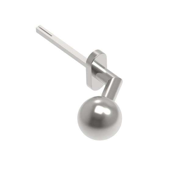 Tuerknauf V2A Ø 50 mm fester Griff- gebuerstet-89-11D804LI-A.4