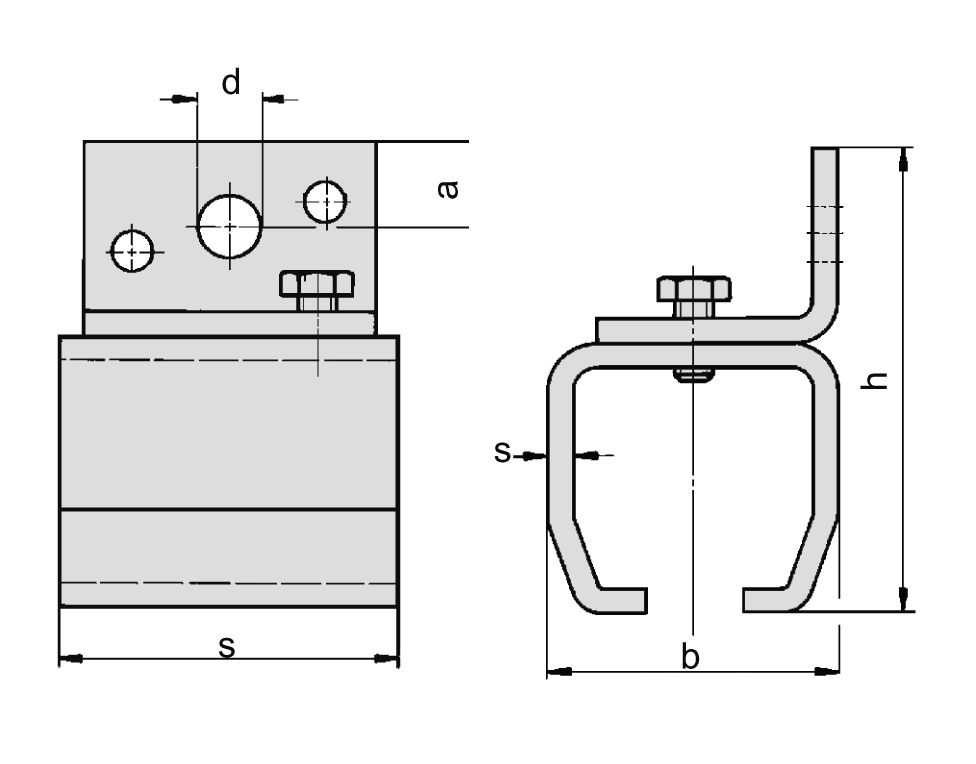 Wandbefestigung Groesse 1 MEA 10335610-60-0038.7