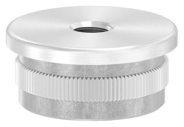 Rohrstopfen fuer Ø 33-7x2-0 mm flach mit M8 zum Einschlagen V2A-11-5240.4