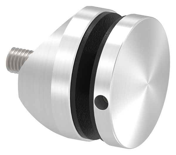 Glaspunkthalter Ø 52 mm fuer Anschluss- flach - Ø 48-3 mm V2A - V4A-10-GPH52-5.1
