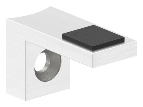 Plattenhalter Halteboden Scheibensicherung fuer Glas Ø 42-4 mm V4A-10-5308-4-2.4