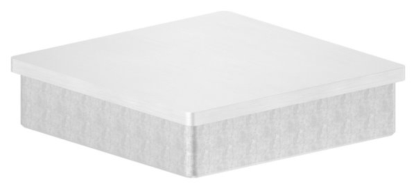 Einsteckkappe V4A Edelstahl fuer Quadratrohr 100 x 100 x 2-0 mm-88.1110003100100