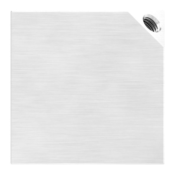 Wuerfel 60x60x3 mm mit Gewinde M8 V2A-11-2592.4